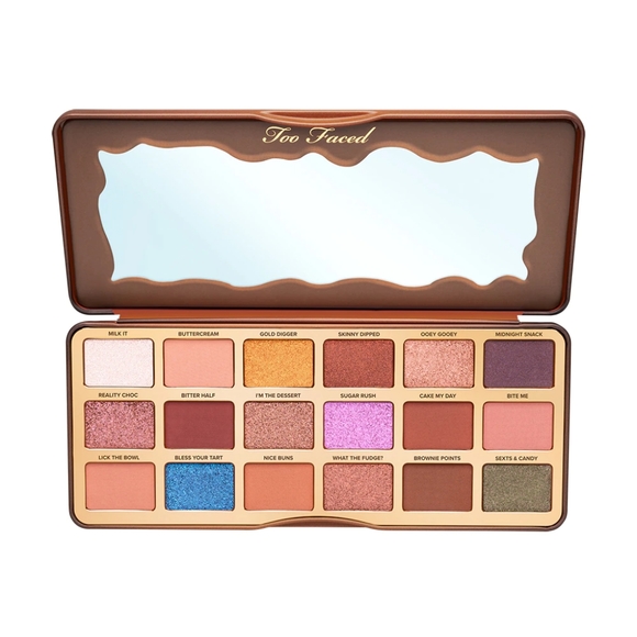 🆕️Too Faced Better Than Chocolate Cocoa-Infused Eye Shadow Palette 18 Shades - Picture 12 of 12